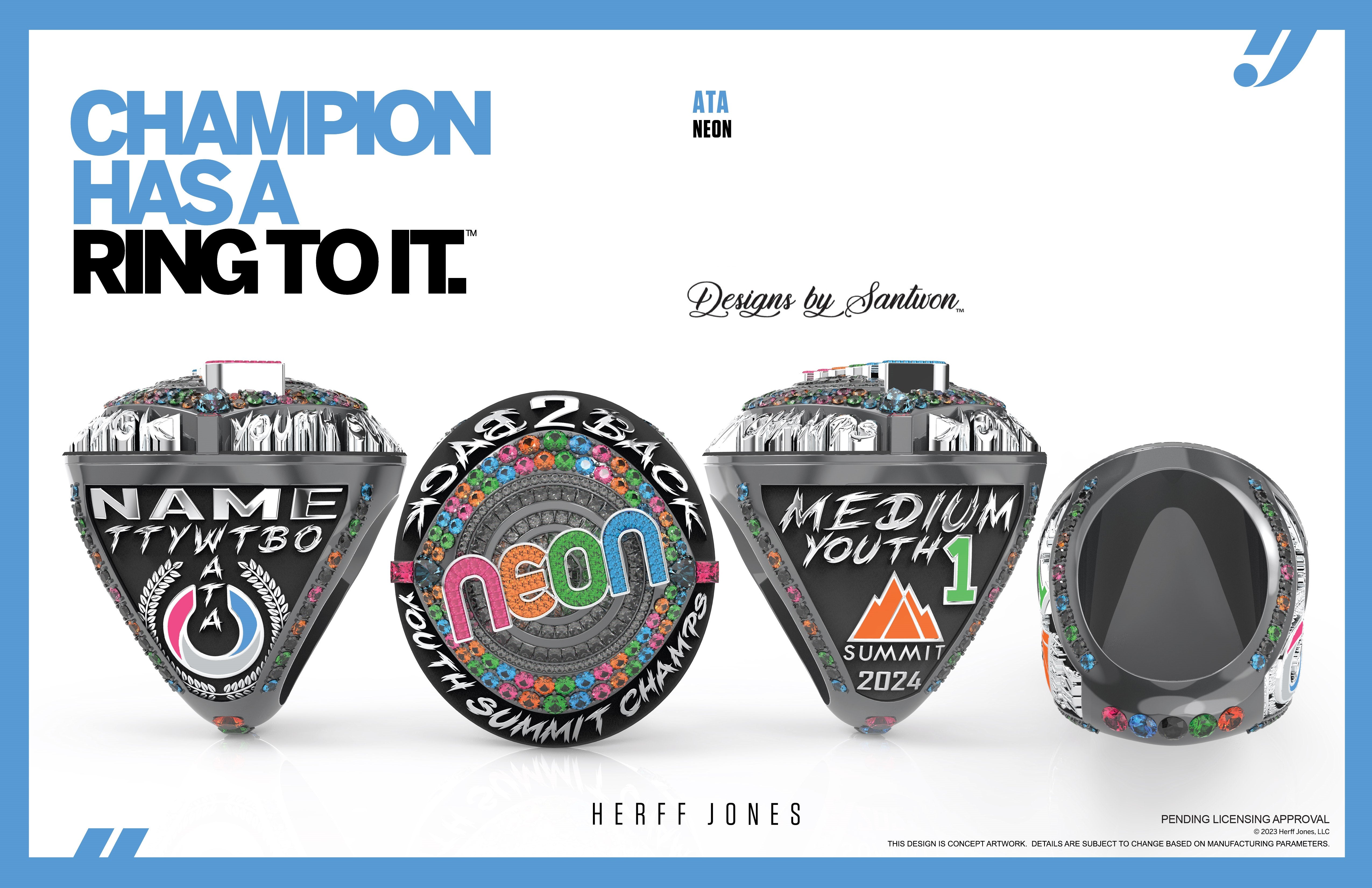 ATA Neon - 2024 Youth Summit – Team Jewelry: Championship Jewelry