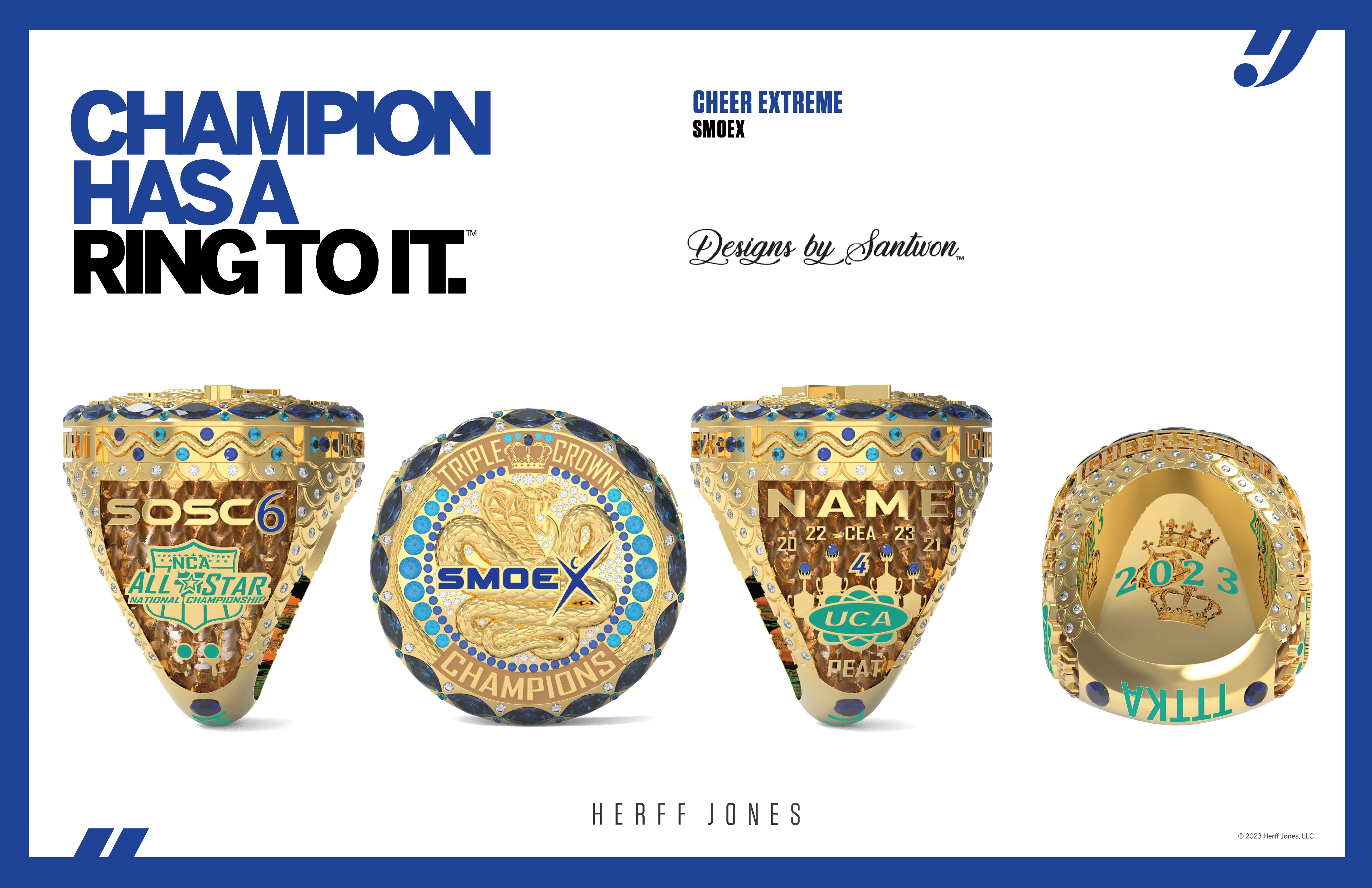 Mighty Crown 25th Anniversary CHAMPION … Cheer Extreme Smoex - 2023 Triple Crown – Team Jewelry