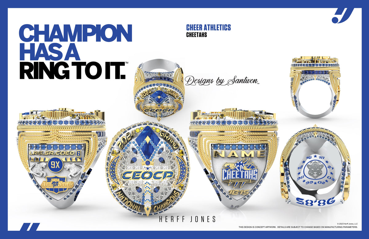 Cheer Athletics Cheetahs - 2024 NCA ASN – Team Jewelry: Championship ...