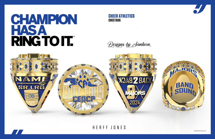 Cheer Athletics Cheetahs 2024 The Majors Team Jewelry Championship