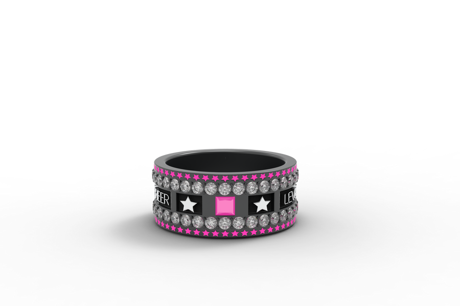 Cheer Level Band Ring (Level 1-6)