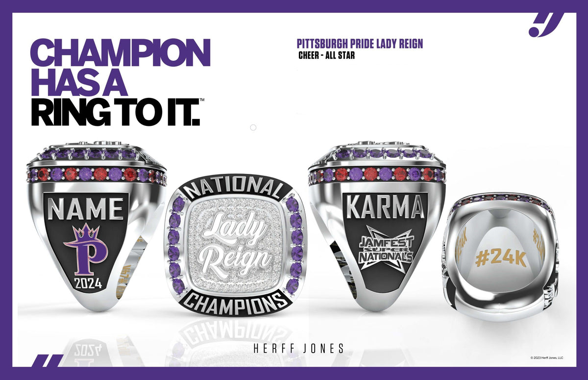Pittsburgh Pride Lady Reign - 2024 JamFest Cheer – Team Jewelry ...