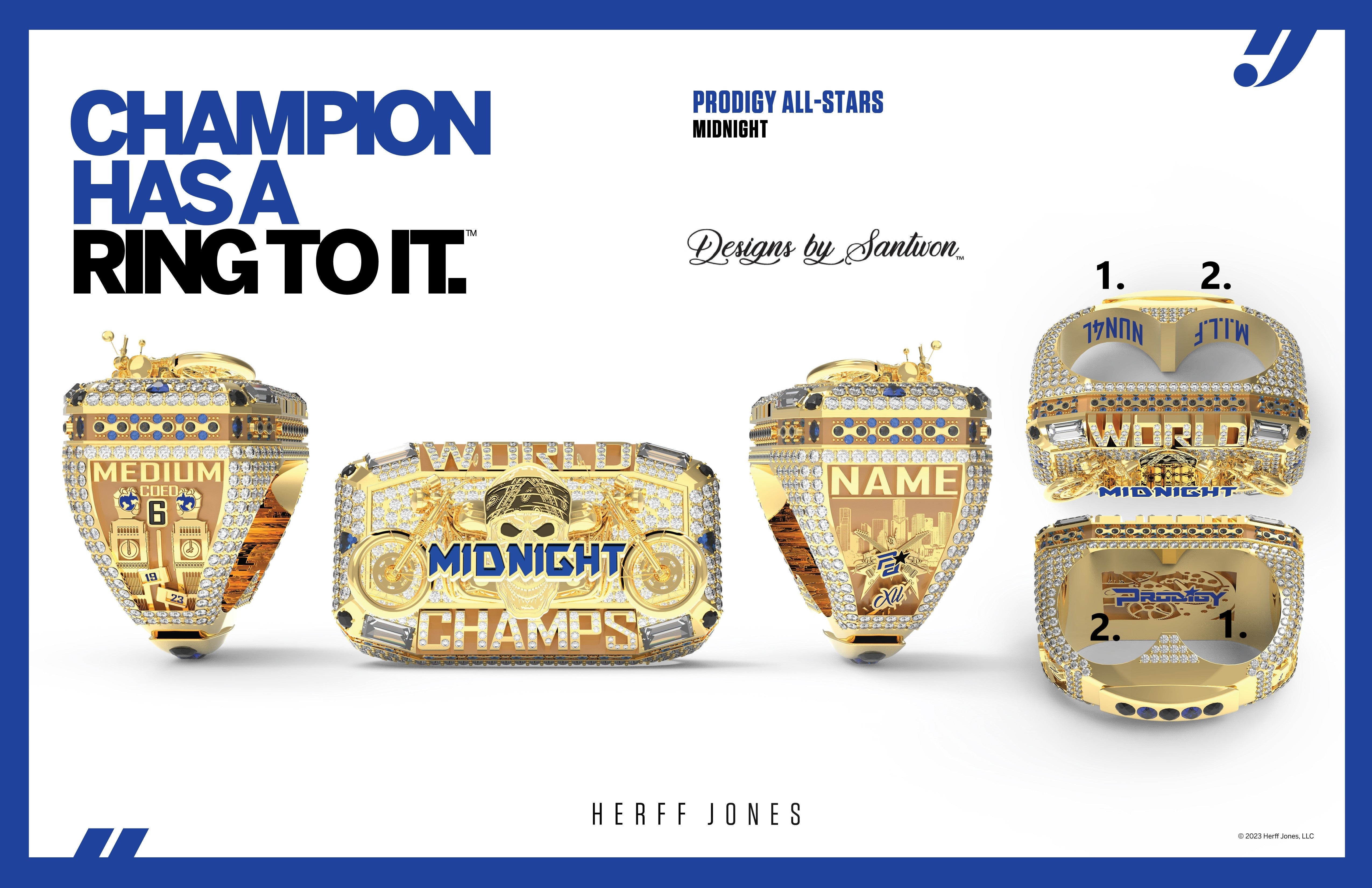 Prodigy All-Stars Midnight - 2023 Cheer Worlds – Team Jewelry