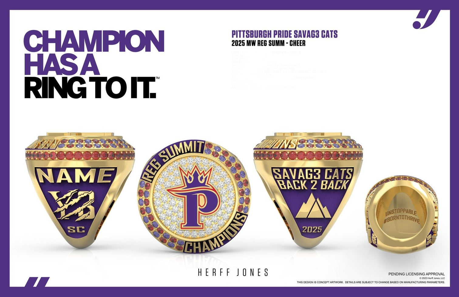 Pittsburgh Pride All Stars – Team Jewelry: Championship Jewelry by