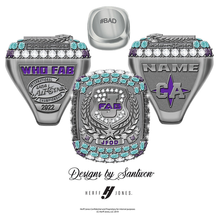 Top Gun Allstars - 24k - 2023 National Championship Ring – Southern  Recognition, Inc.