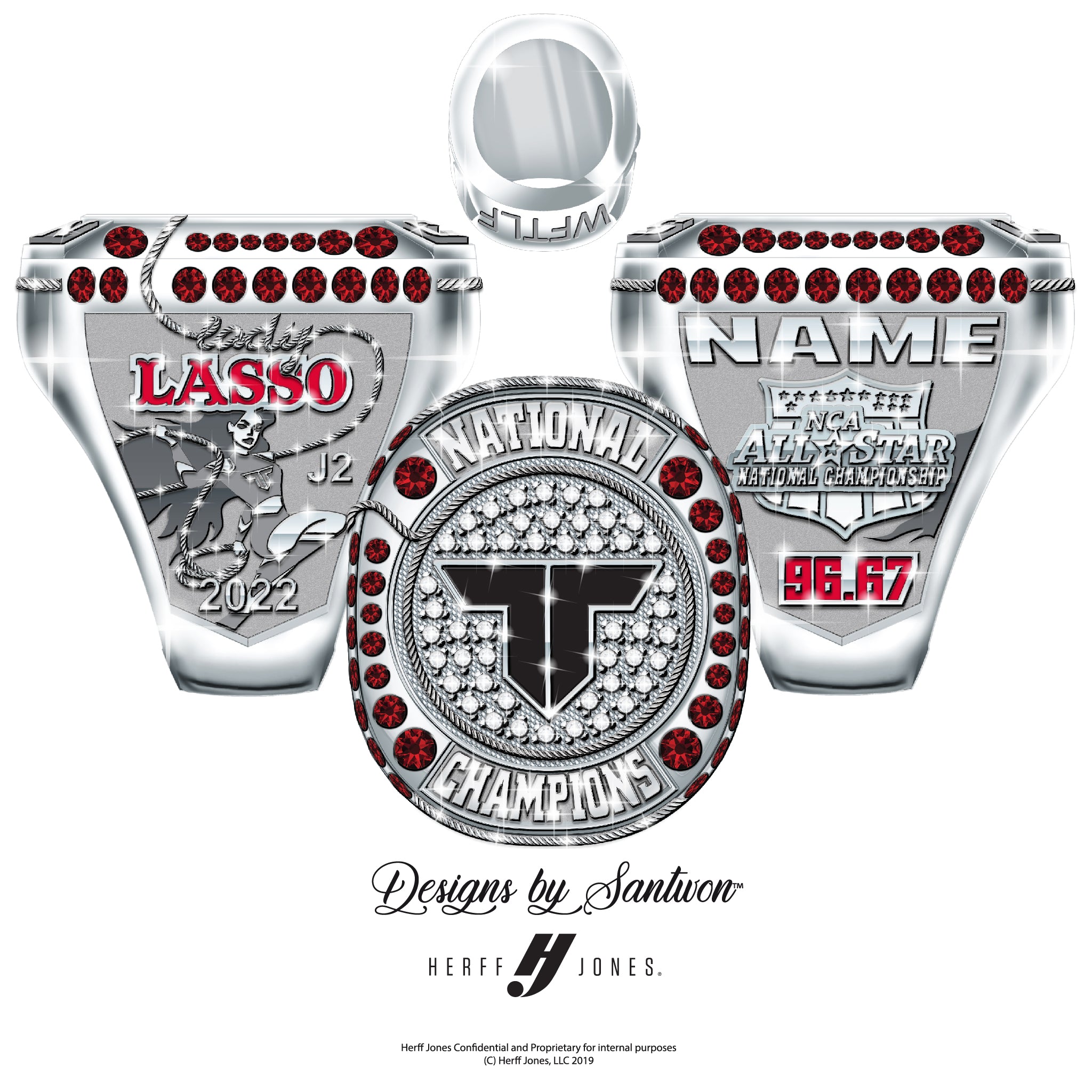 Tumble Tech Cheer Outlaws - 2022 NCA ASN – Team Jewelry: Varsity Spirit  Championship Jewelry by Herff Jones