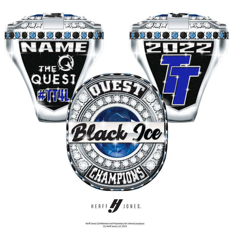 Tri-Town Competitive Cheer Black Ice - 2022 The Quest
